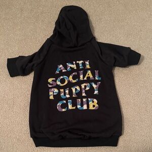 Spark Paws dog hoodie anti social puppy club 3XL
